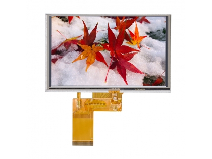 5寸液晶屏 带电阻触摸 高清全视角 TFT LCD电阻触摸贴合液晶屏总成